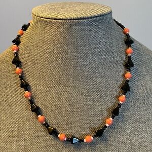 Vtg Salmon Coral Necklace